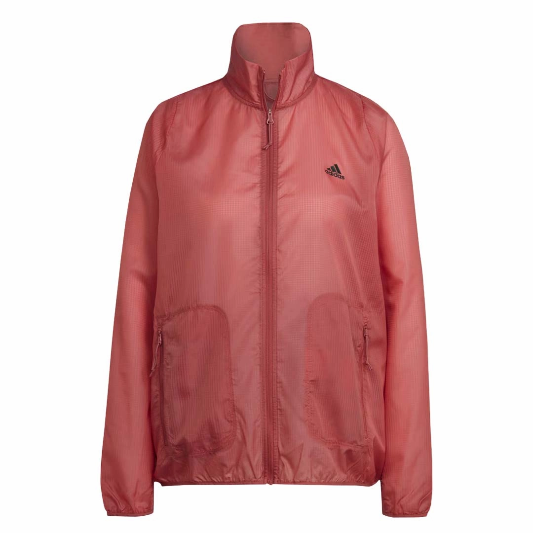 adidas - Women's Run Icons Running Windbreaker (HK9115) abrasion resistant coating Fashion Forward Layer