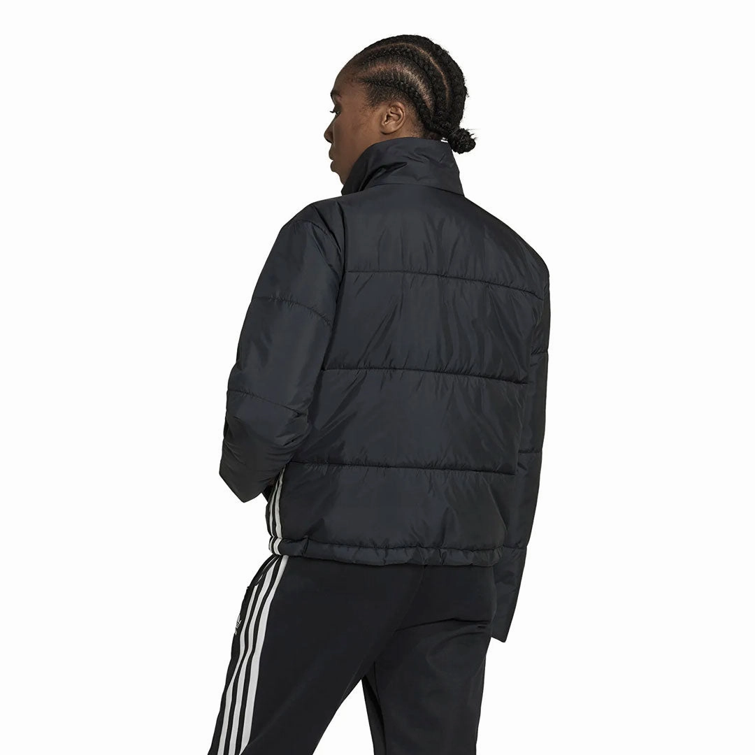 adidas - Women's Short Puffer Jacket (HM2613) Convertible Silhouette