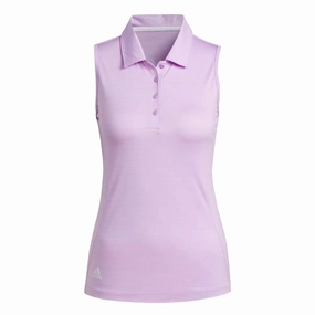 Subtle Design Detail adidas - Women's Space-Dyed Sleeveless Polo (HI1730)