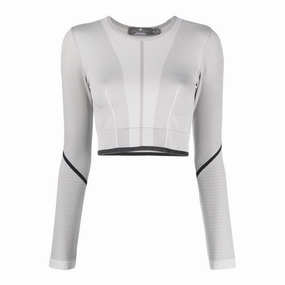 adidas - Women's Stella McCartney Long Sleeve Top (HR4511) Stretchable Material
