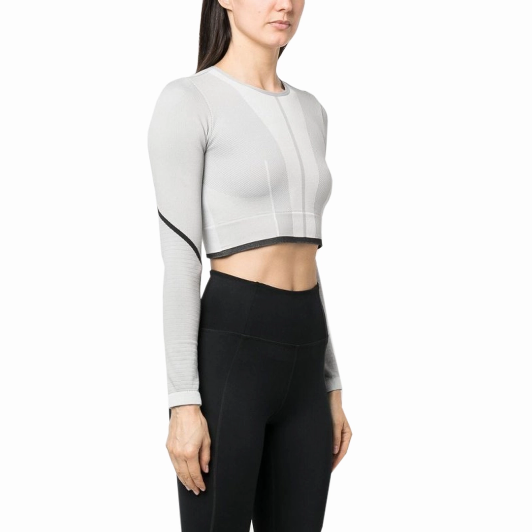 adidas - Women's Stella McCartney Long Sleeve Top (HR4511) Four Way Stretch Material anti slip grip