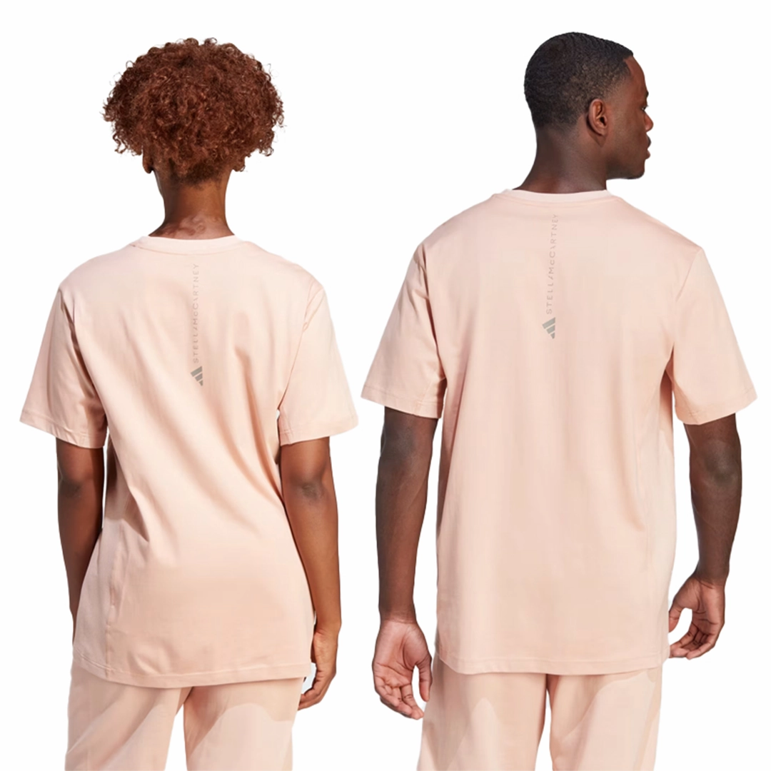 adidas - Women's Stella Mccartney Short Sleeve T-Shirt (IK9120) Seamless Edge Finishing Everyday Urban Style