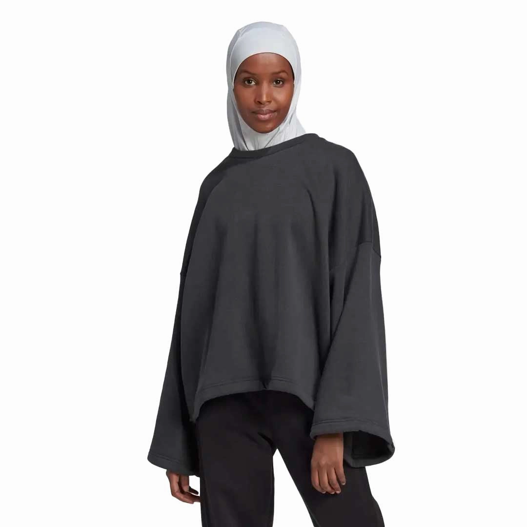 Stylish Basics adidas - Women's Studio Lounge Fleece Sweatshirt (HC8805)