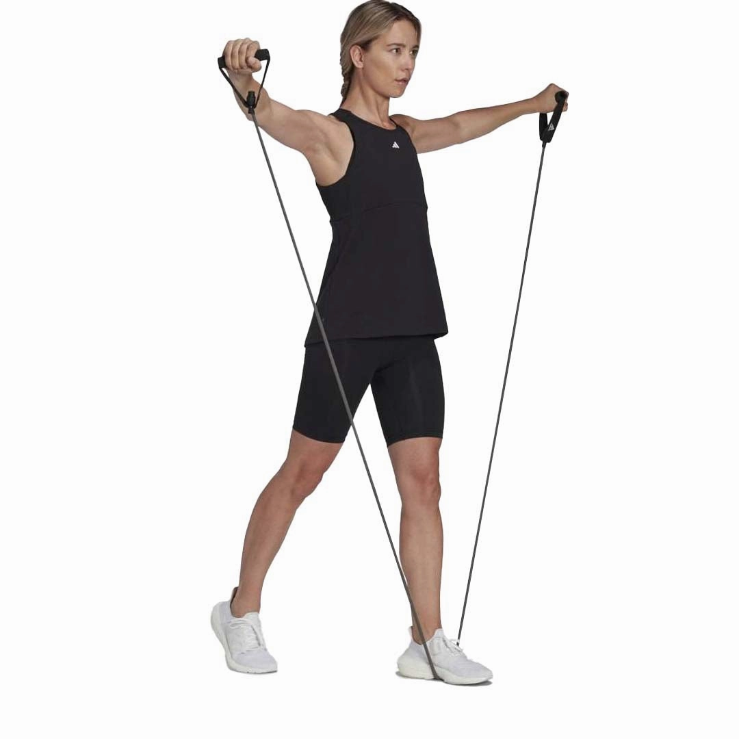 adidas - Women's Studio Tank (HN5551) Non Bulky Profile Soft Fleece Interior