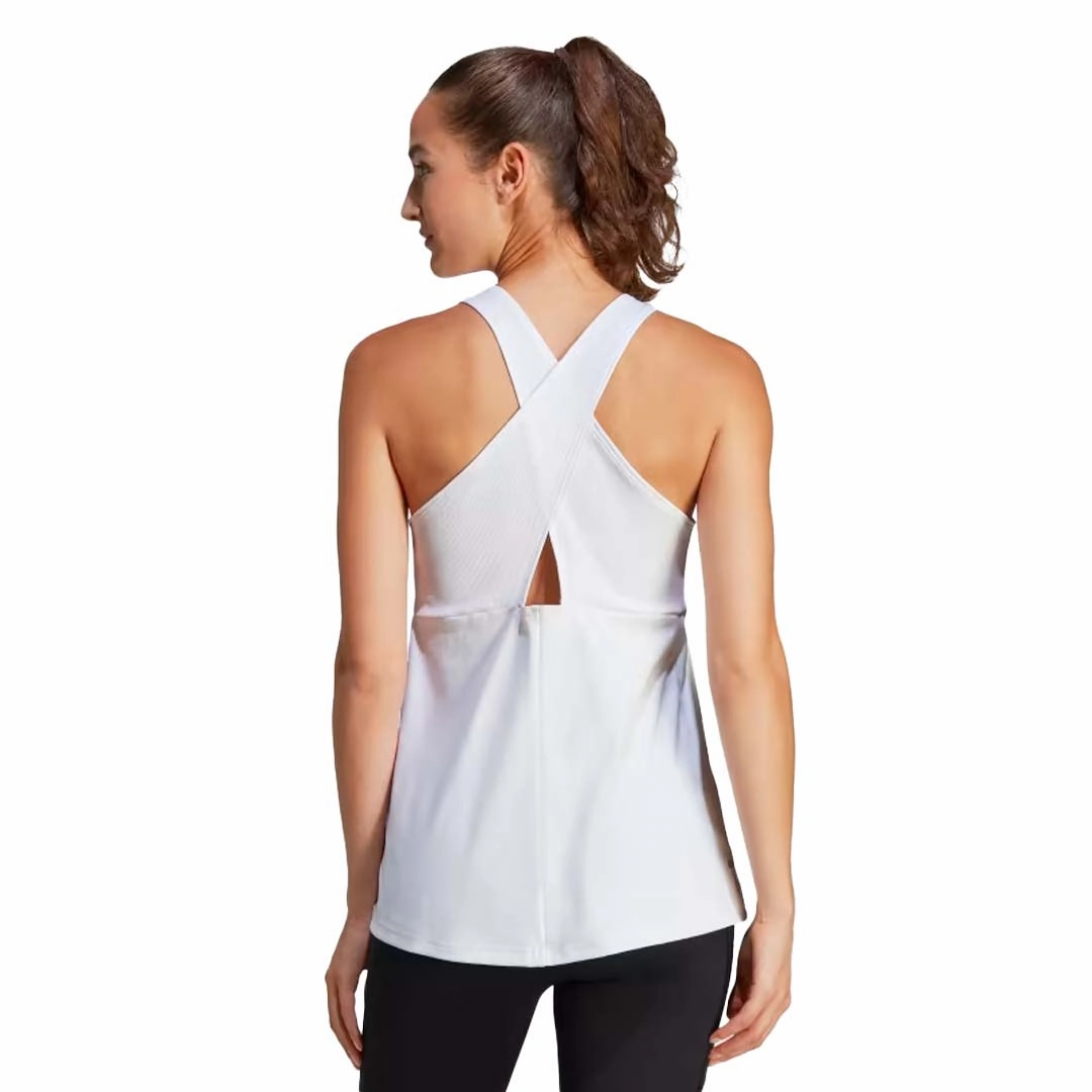 Frictionless Lining Stretch Comfort Fit adidas - Women's Studio Training Tank Top (IB8571)