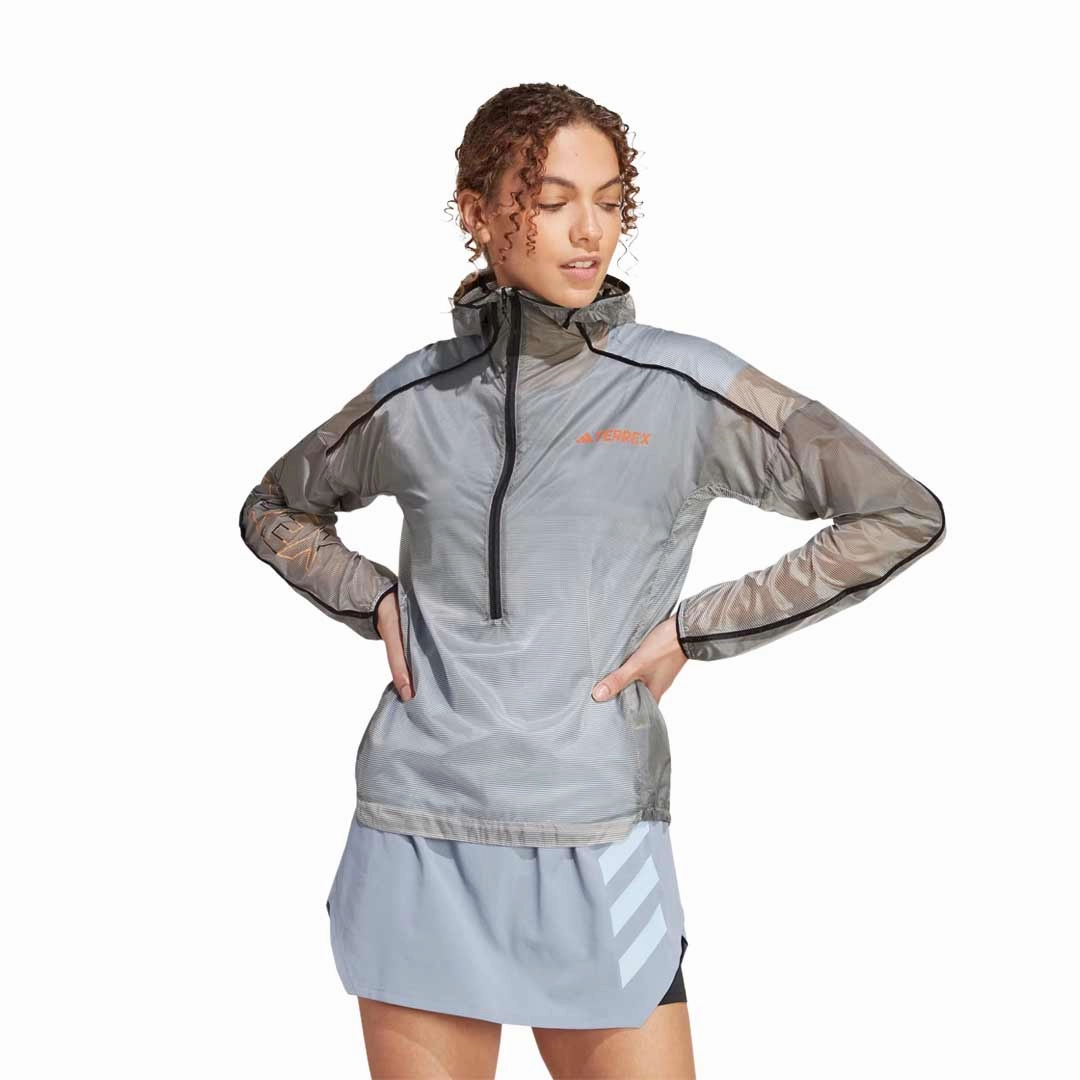 adidas - Women's Terrex Agravic Windweave Pro Wind Jacket (HT9403) Thermal Insulation Layer Crisp Layer