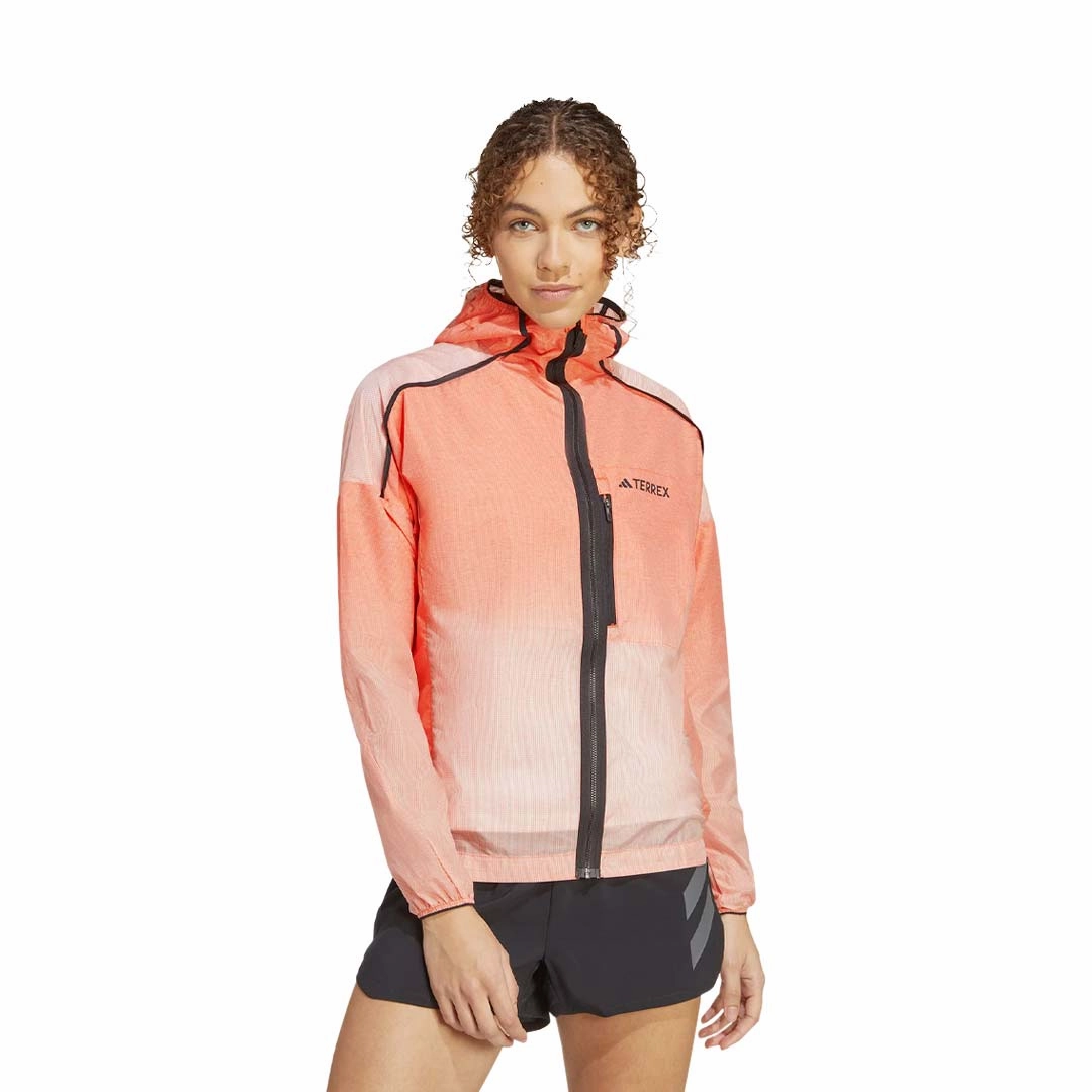 ReflectiveDetails adidas - Women's Terrex Agravic Windweave Trail Running Windbreaker (HZ1325)