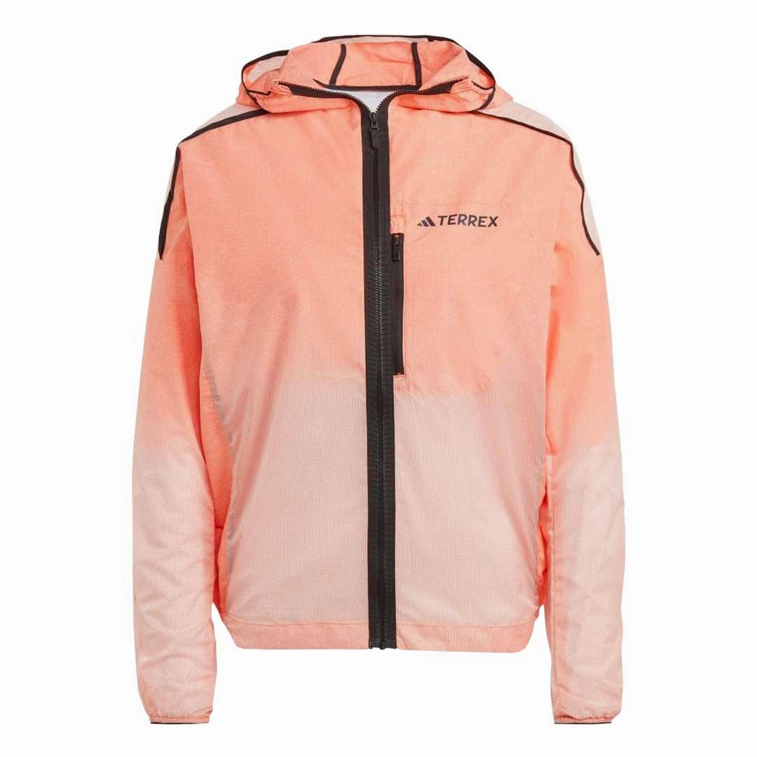 adidas - Women's Terrex Agravic Windweave Trail Running Windbreaker (HZ1325) WeatherproofZipper