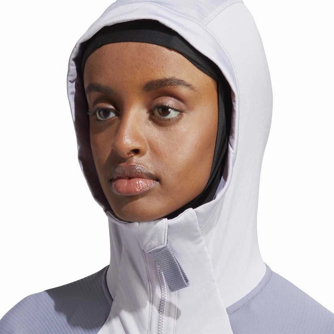 adidas - Women's Terrex Flooce Hooded Jacket (HU1851) Rain Guard Detachable Hood