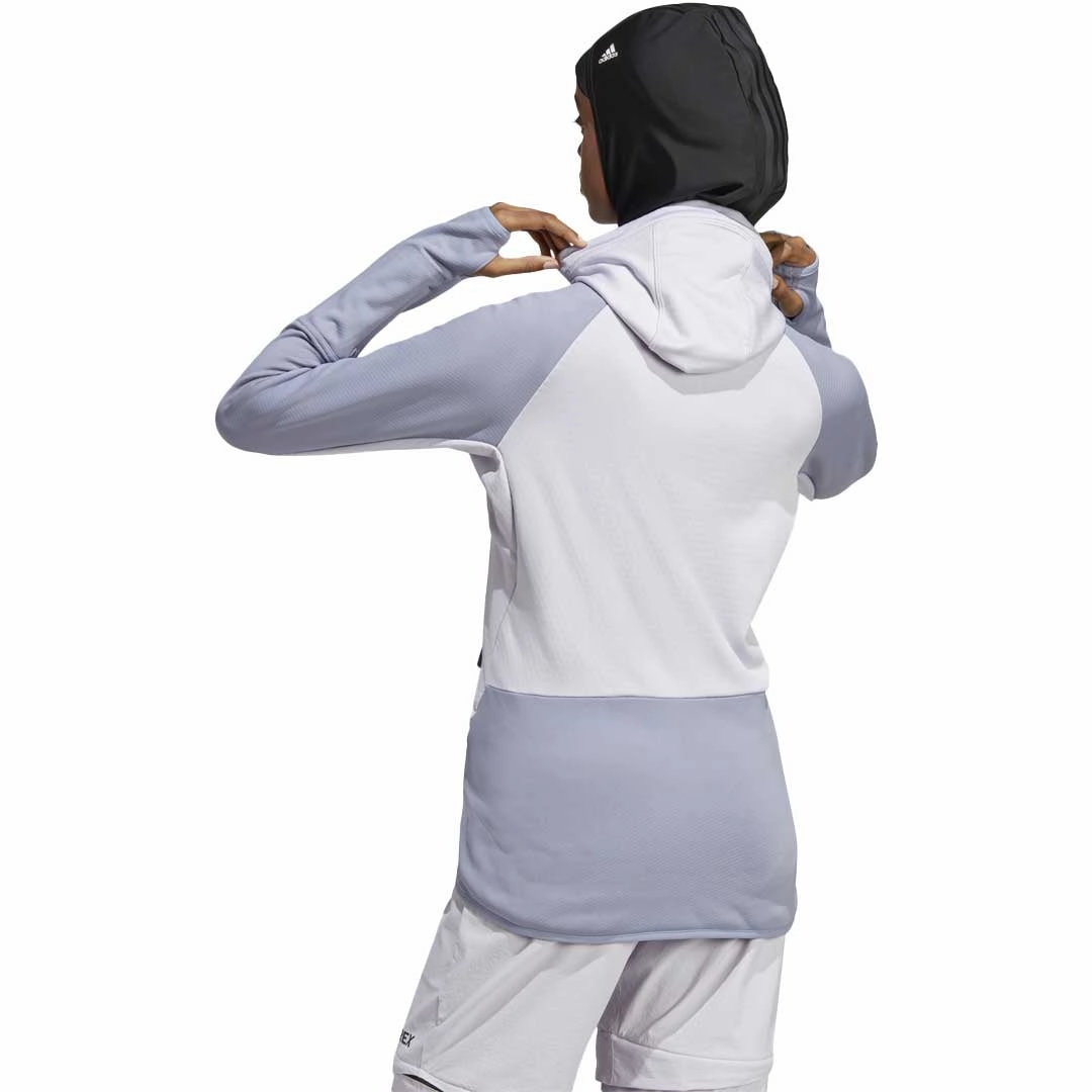 All Weather Performance adidas - Women's Terrex Flooce Hooded Jacket (HU1851)