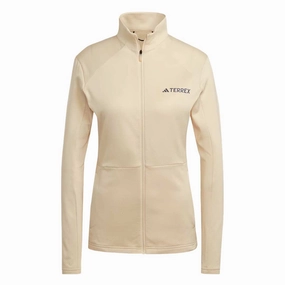 adidas - Women's Terrex Multi Full Zip Fleece Jacket (HZ1369) Bonded Fabric