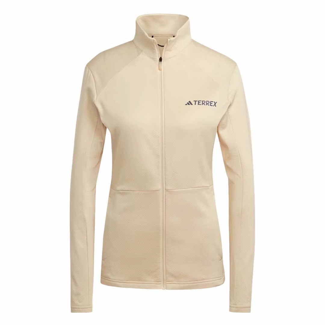adidas - Women's Terrex Multi Full Zip Fleece Jacket (HZ1369) Bonded Fabric