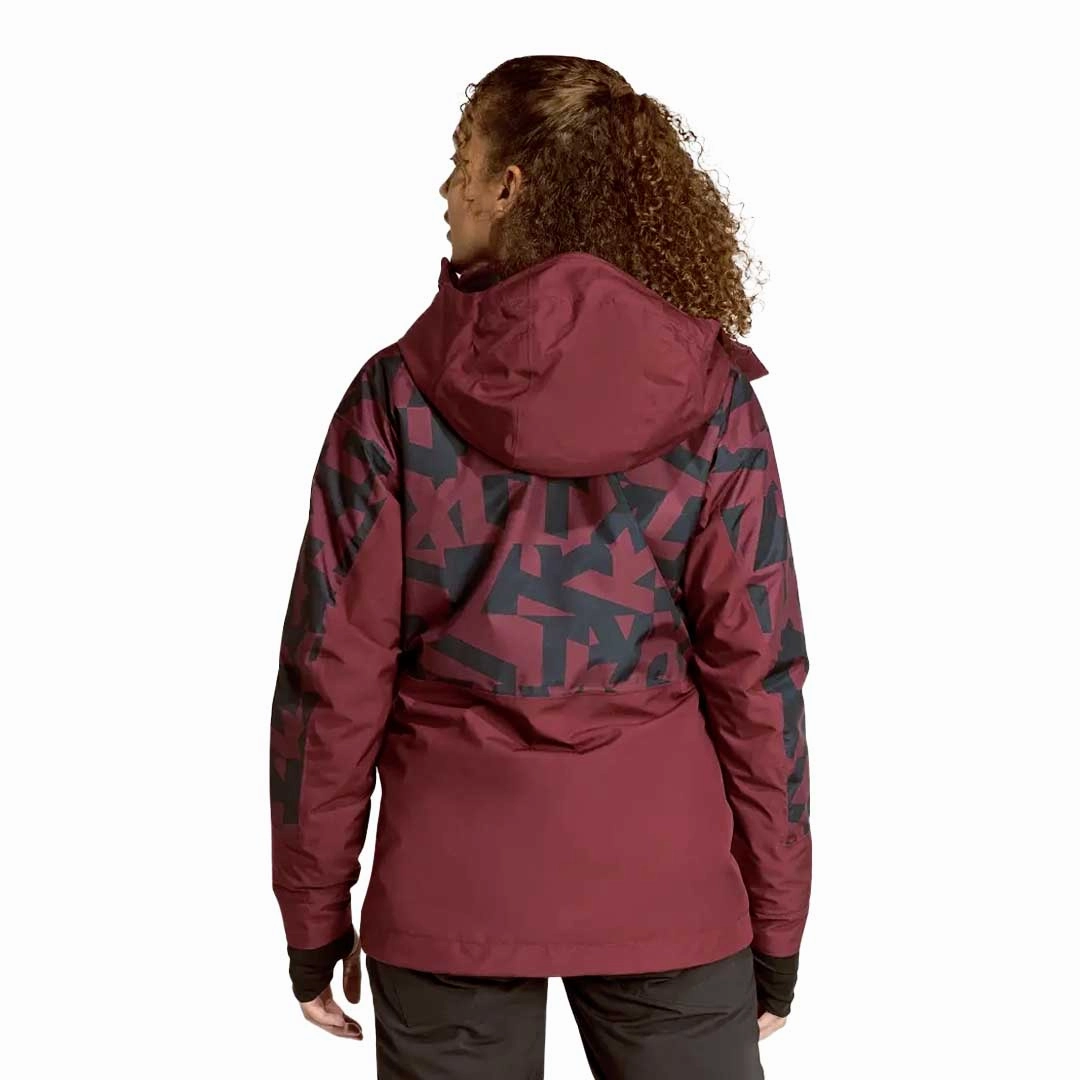 Full Zip Closure Temperature Balancing Layer adidas - Women's Terrex Xperior 2L Insulated Rain.Rdy Jacket (IB1070)