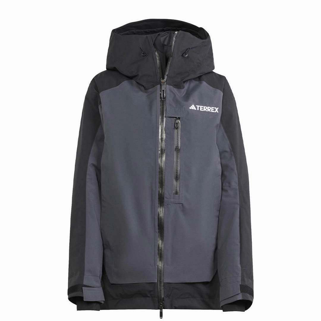 adidas - Women's Terrex Xperior 2L Insulated RAIN.RDY Jacket (IB4228) Low Profile Collar Design