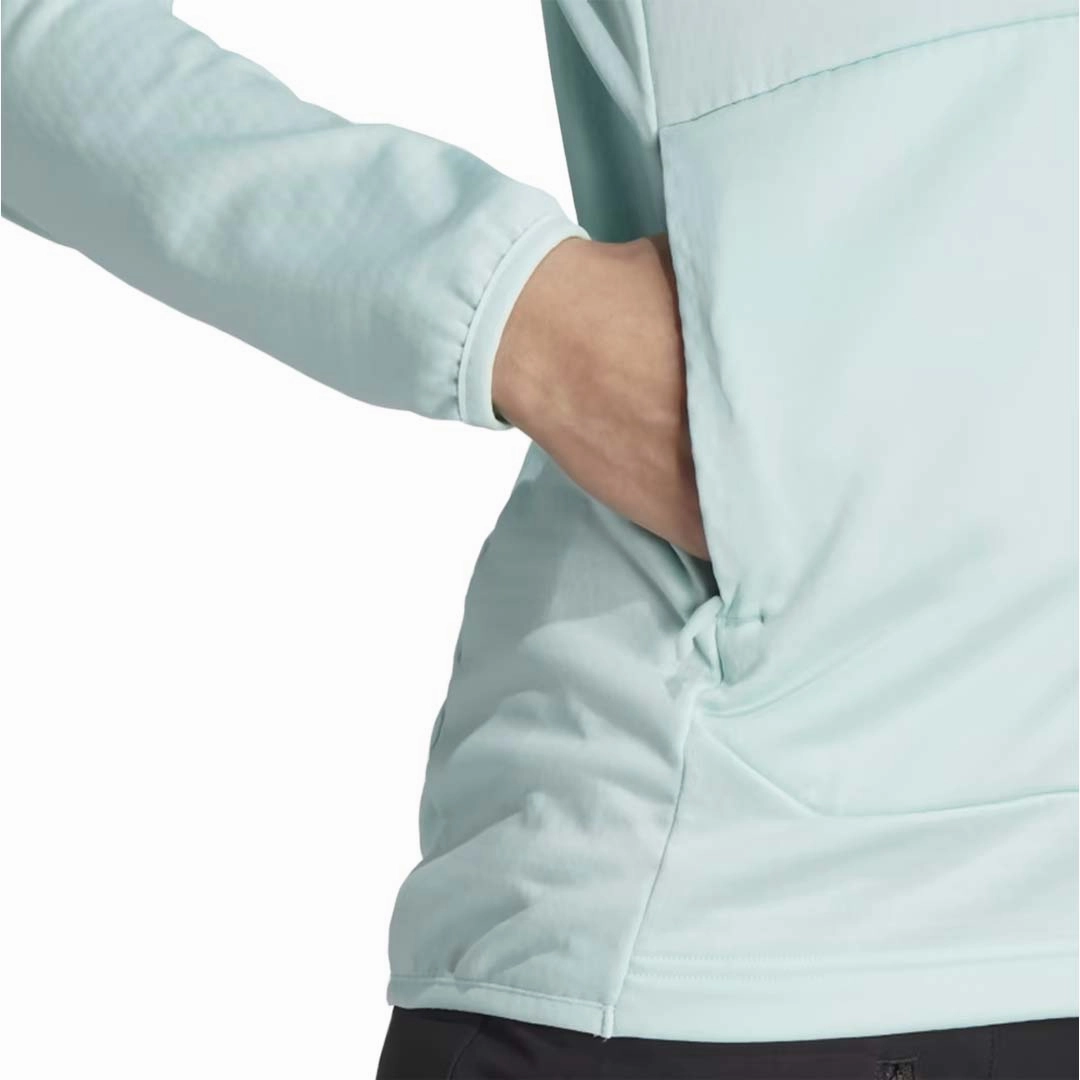 Comfy Fit Heat Reflective Tech adidas - Women's Terrex Xperior Light FLC Hooded Jacket (IB1821)