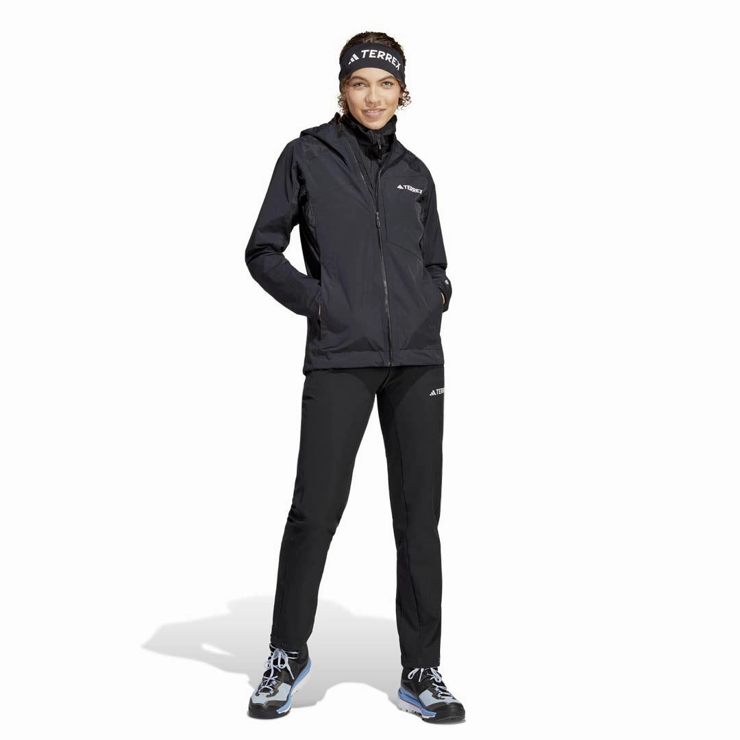 Windproof Cuffs Eco Certified Textile adidas - Women's Terrex Xperior RAIN.RDY Jacket (HN2910)