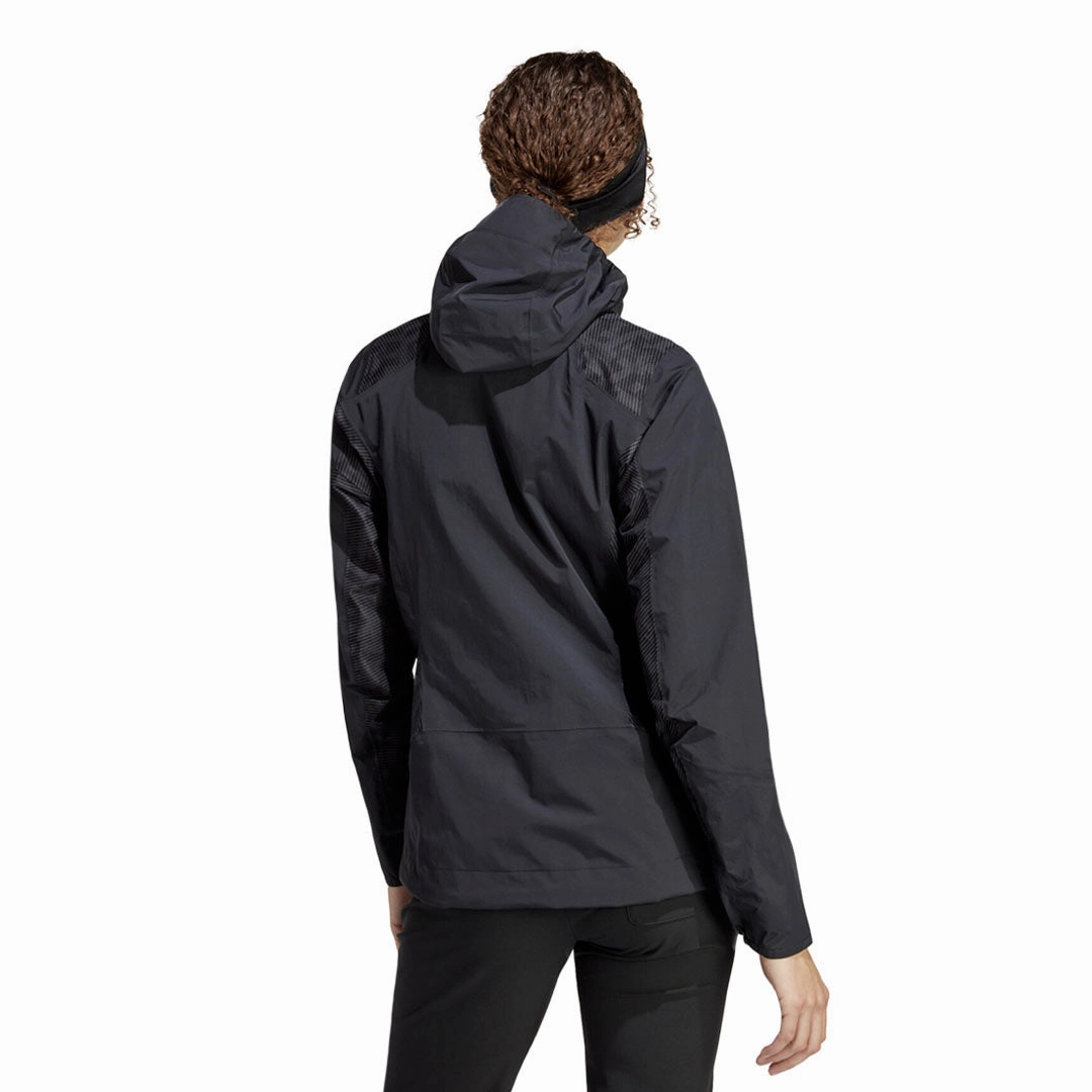 adidas - Women's Terrex Xperior RAIN.RDY Jacket (HN2910) Rubberized Zippers