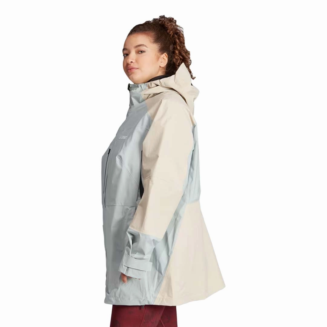 adidas - Women's Terrex Xploric RAIN.RDY Hiking Jackets (Plus Size) (IB4265) Light Reflectivity Trim