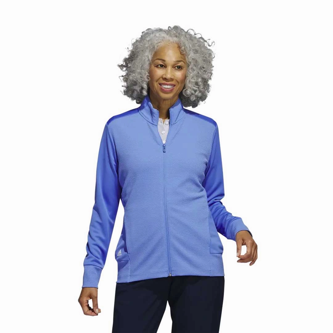 Heat Guard Adaptive Layering System adidas - Women's Textured Full Zip Golf Jacket (HR2985)