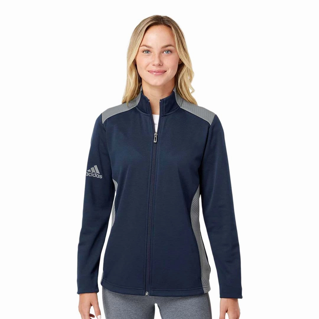 Multi Pocket Functionality adidas - Women's Textured Full Zip Jacket (GR4707)