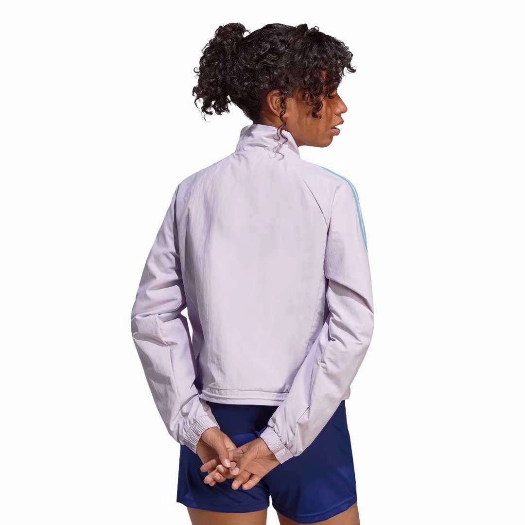 adidas - Women's Tiro Woven Jacket (HZ7294) AdjustableHood NonIrritatingLining