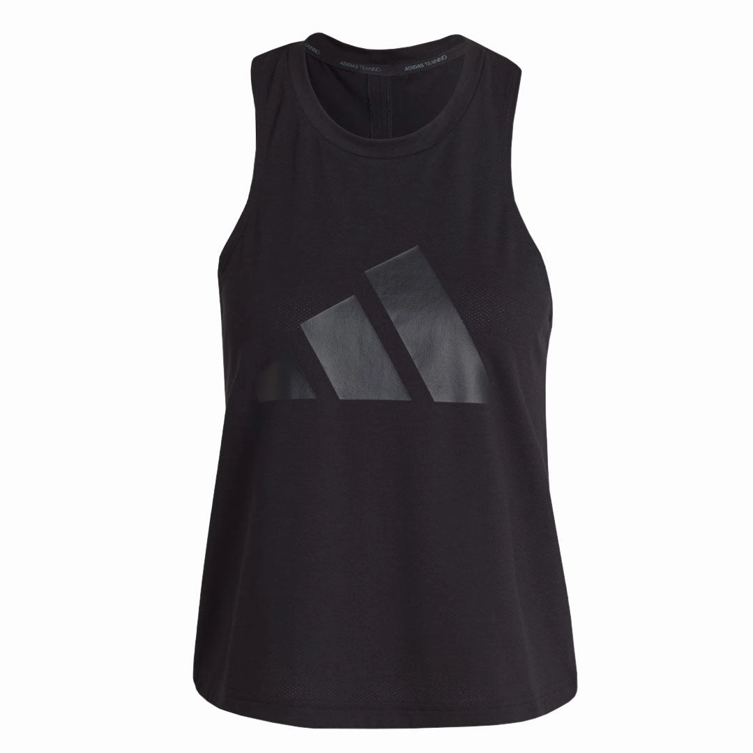 adidas - Women's Train Icons 3 Bar Logo Tank (HD8975) Modern Day Look Compact Packable Feature