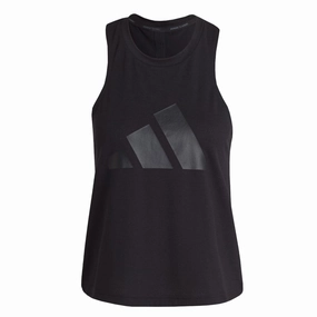 adidas - Women's Train Icons 3 Bar Logo Tank (HD8975) Modern Day Look Compact Packable Feature