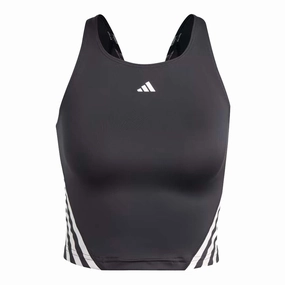 Chill Proof Style Reinforced Shoulder Padding adidas - Women's Train Icons 3-Stripes Tank (HT9430)