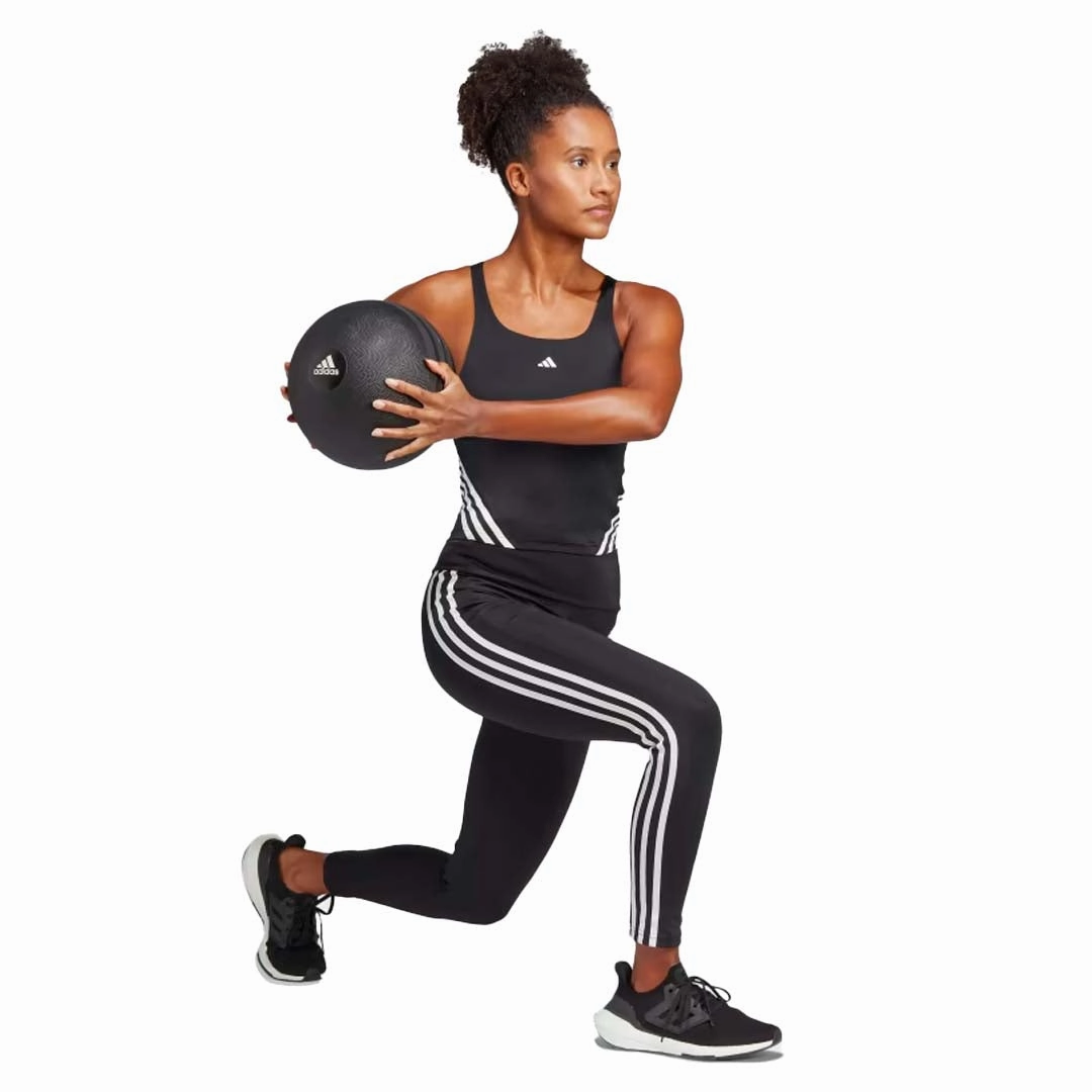 Seamless Street Fit ReinforcedStressPoints adidas - Women's Train Icons 3-Stripes Tank (HT9430)