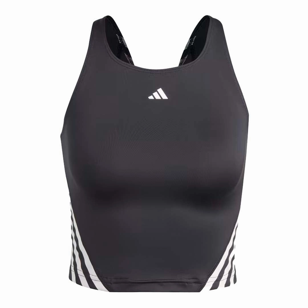 Chill Proof Style Reinforced Shoulder Padding adidas - Women's Train Icons 3-Stripes Tank (HT9430)