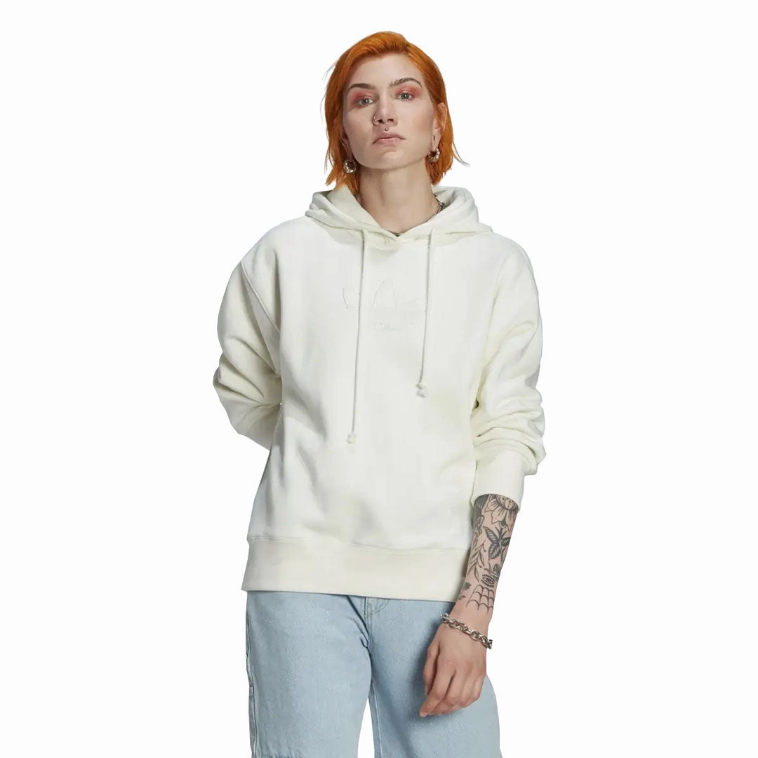 Smart Casual adidas - Women's Trefoil Embroidery Hoodie (HM1636)