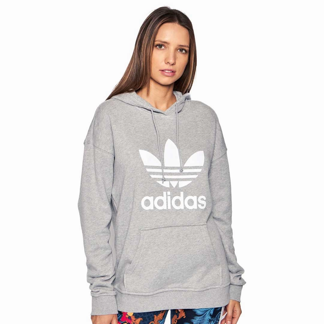 adidas - Women's Trefoil Hoodie (H33589) Fashion Use Casual Fit Layer