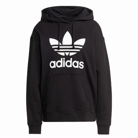adidas - Women's Trefoil Hoodie (IB7432) Hidden Storage Compartments Lightweight Thermal Tech