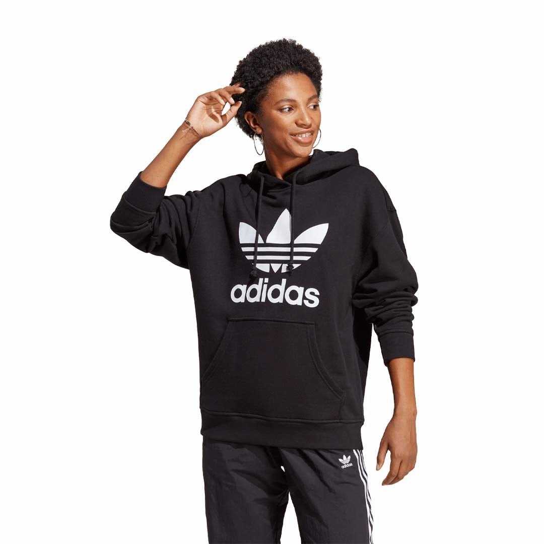 adidas - Women's Trefoil Hoodie (IB7432) Adjustable Cuffs