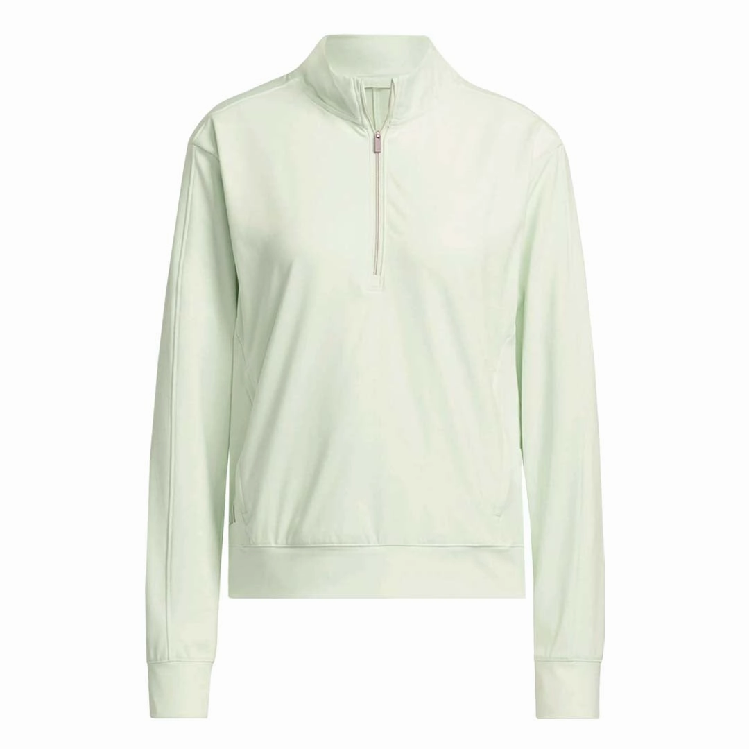 adidas - Women's Ultimate365 1/2 Zip Layering Sweatshirt (IP4268) Windproof Hood Shawl Lapel