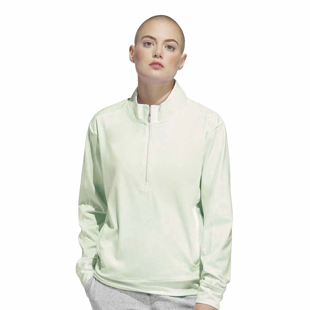 adidas - Women's Ultimate365 1/2 Zip Layering Sweatshirt (IP4268) Subtle Fashion Fit