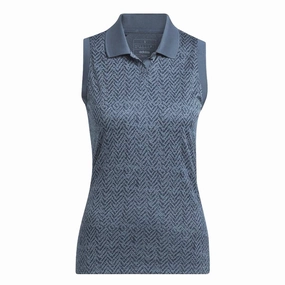 Weatherproof Construction Everyday Comfort Fit adidas - Women's Ultimate365 Jacquard Sleeveless Polo (IV9272)