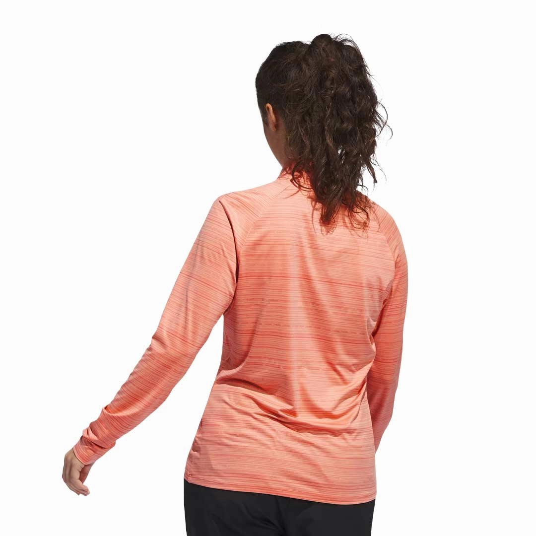 adidas - Women's Ultimate365 Long Sleeve 1/4 Zip Sweater (IT9795) RipResistant Reinforcement Outdoor Adventure Wear