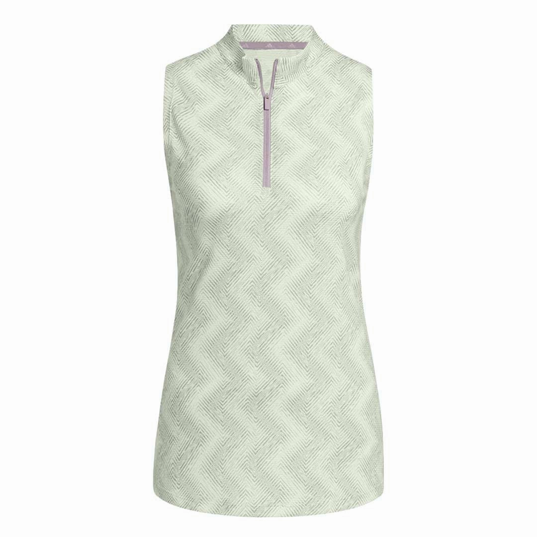 SeamlessBonding adidas - Women's Ultimate365 Ottoman Printed Sleeveless Polo (IP8689)