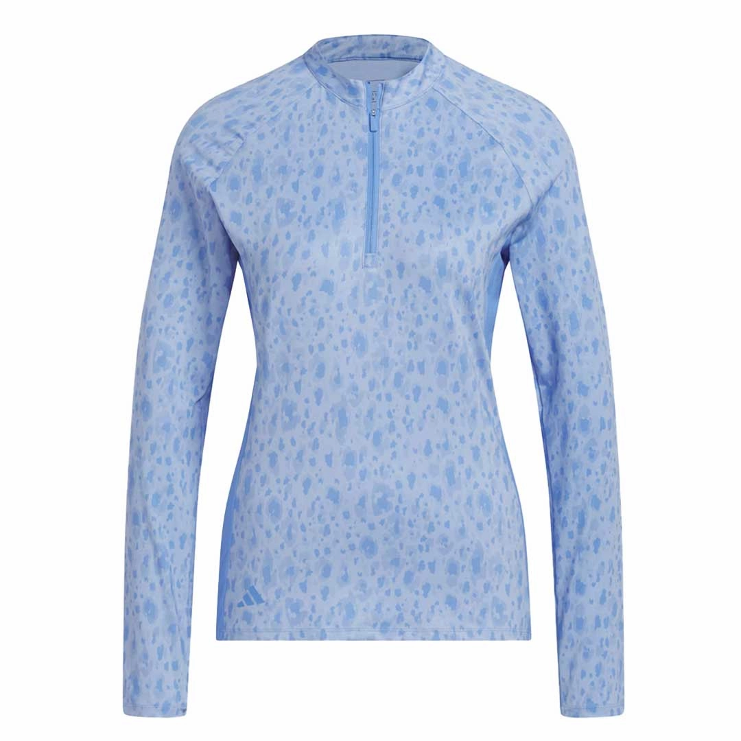 Snag Free Surface Easy Care Finish adidas - Women's Ultimate365 Quarter Zip Long Sleeve Golf Polo (Plus Size) (HT1248)