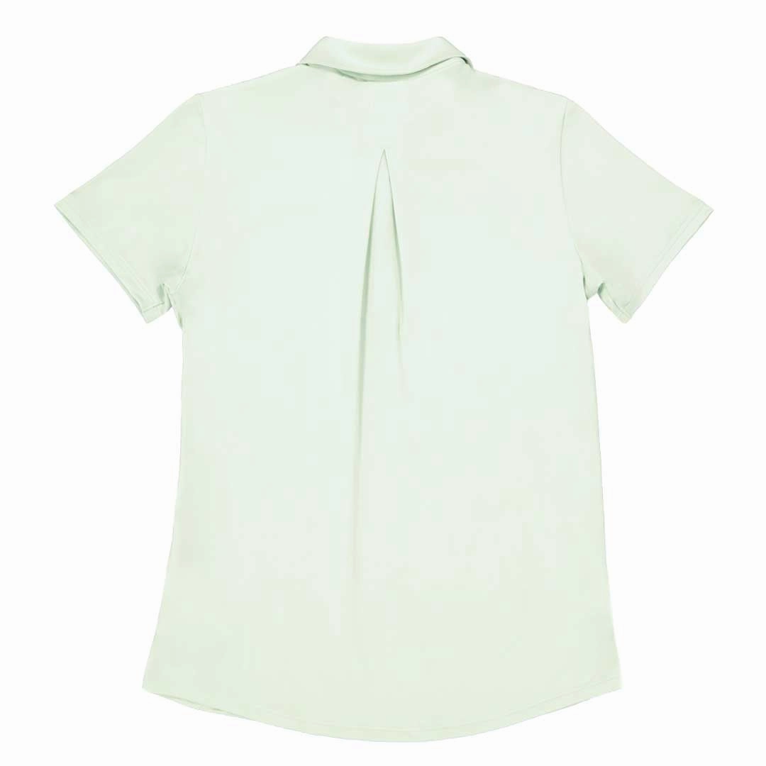 adidas - Women's Ultimate365 Solid Short Sleeve Polo (HI1750) Ventilation Vents Reinforced Seams