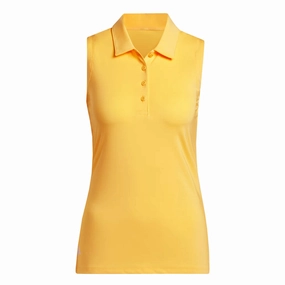 adidas - Women's Ultimate365 Solid Sleeveless Polo (IP4218) Seamless Welded Construction
