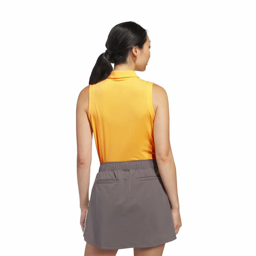 adidas - Women's Ultimate365 Solid Sleeveless Polo (IP4218) Adjustable Cuff Design