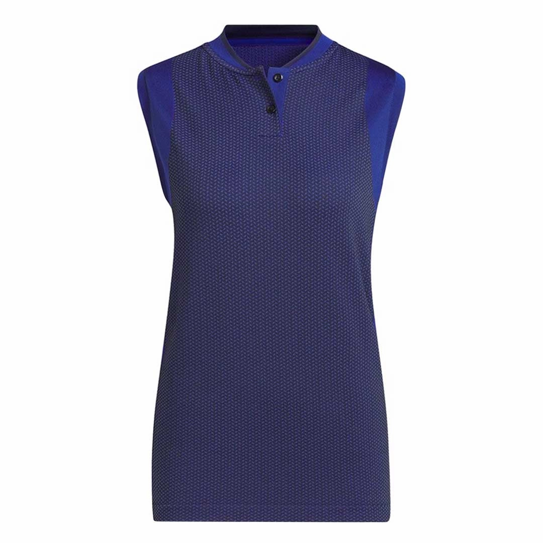 adidas - Women's Ultimate365 Tour Primeknit Sleeveless Polo (HS8949) Hooded Comfort Fit