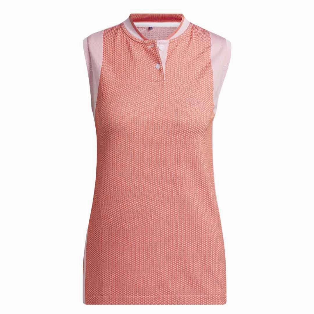 fall season adidas - Women's Ultimate365 Tour Sleeveless Primeknit Golf Polo (HS8948)