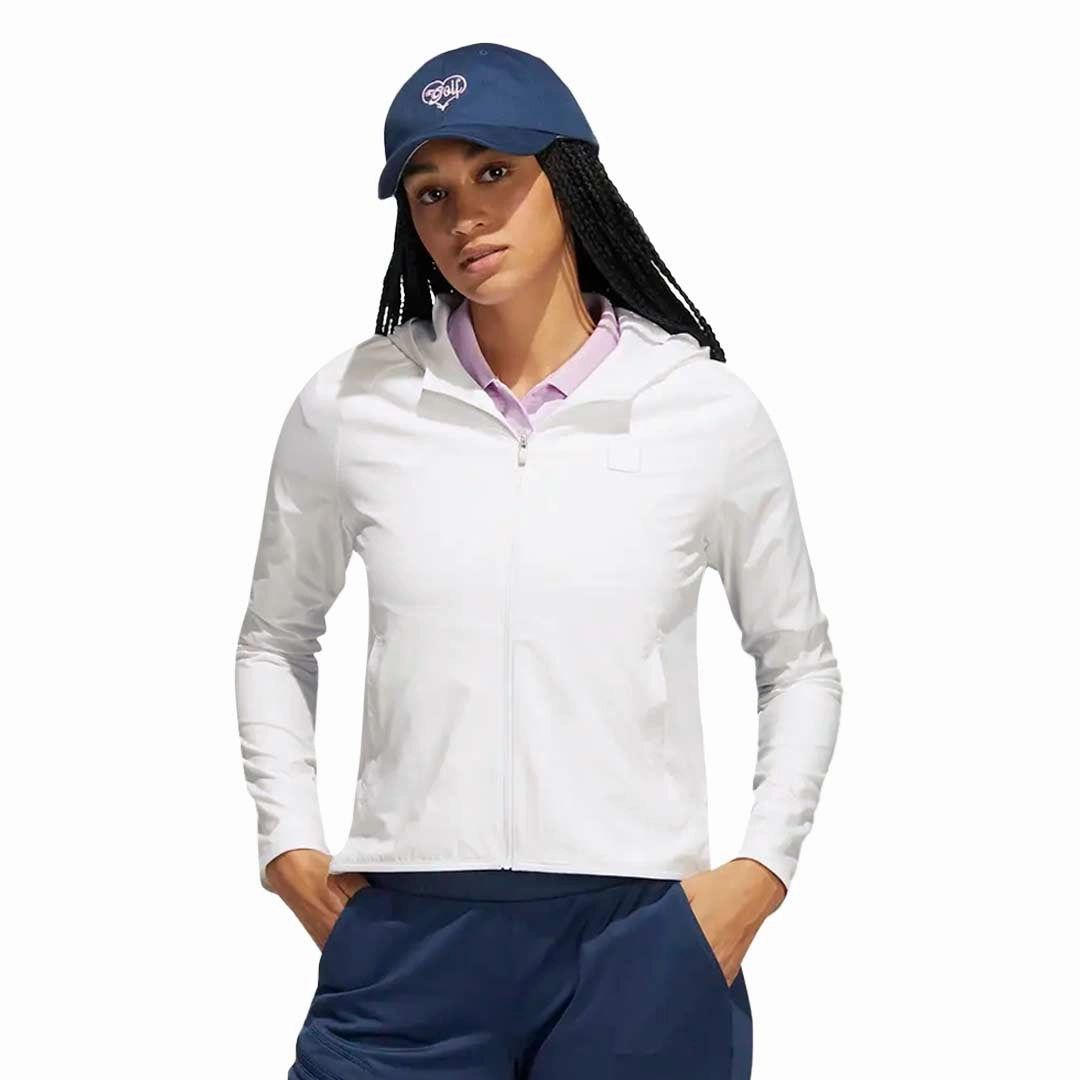 adidas - Women's WIND.RDY Lined Hoodie (HG6925) Weatherproof Shell