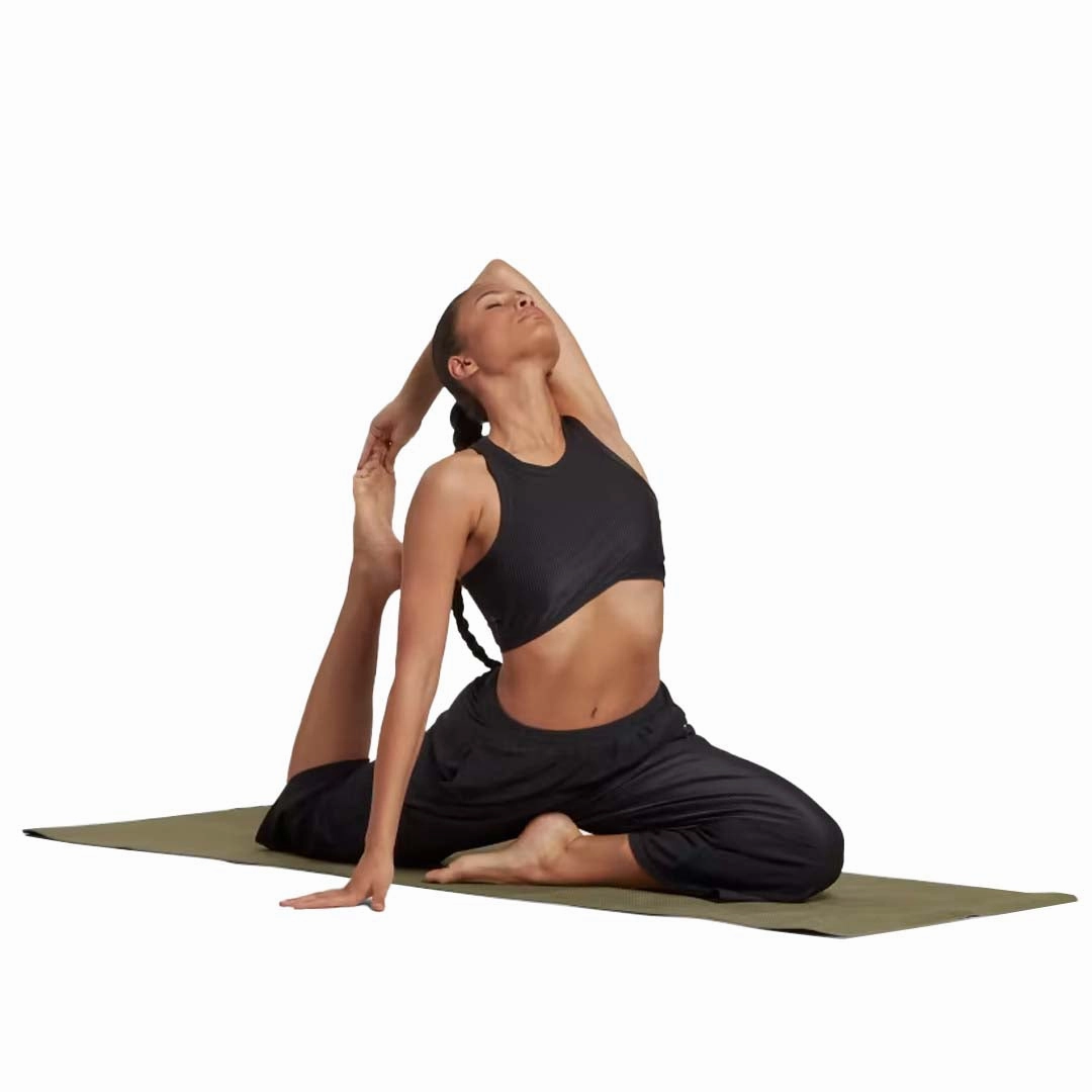 Cold Outfit Stylish Comfort adidas - Women's Yoga Studio Wrapped Ribbed Sports Bra (HP1965)