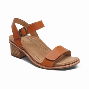 Aetrex Women's Mae Cognac Easy-to-wear Sandals