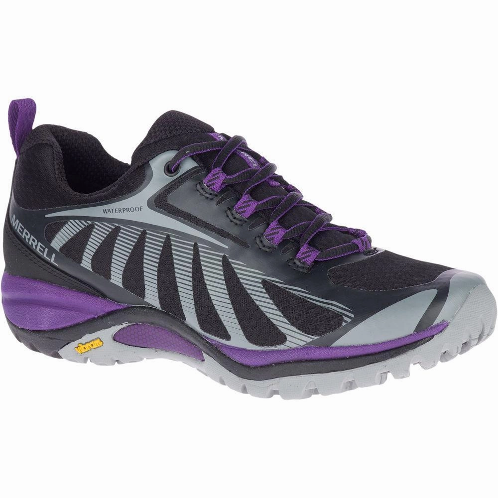 Airflow Circulation Channels Daily Routine Merrell Women's Siren Edge 3 Waterproof Black
