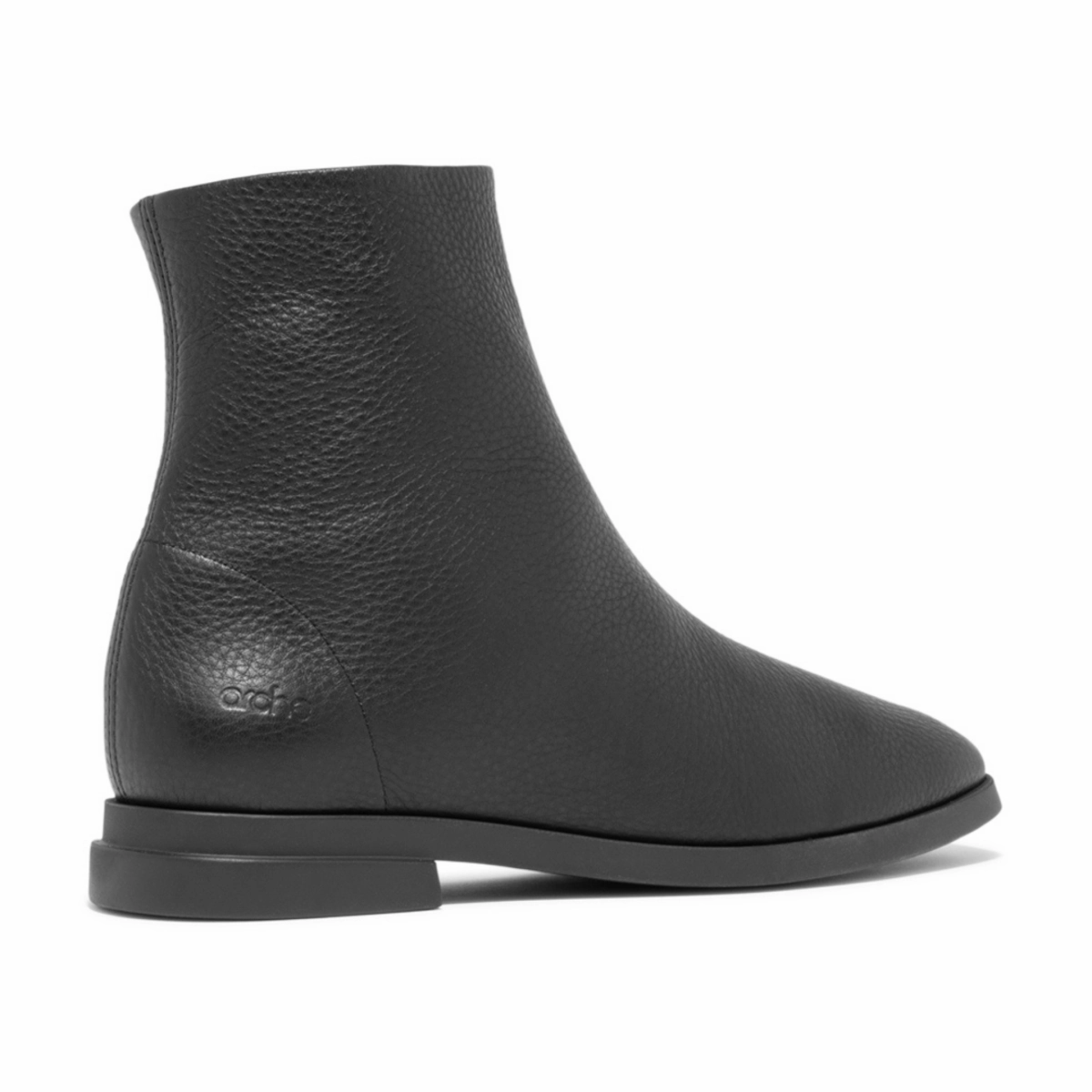 Arche Women's Paraya Black Rocky Leather Slip   Resistant Lug